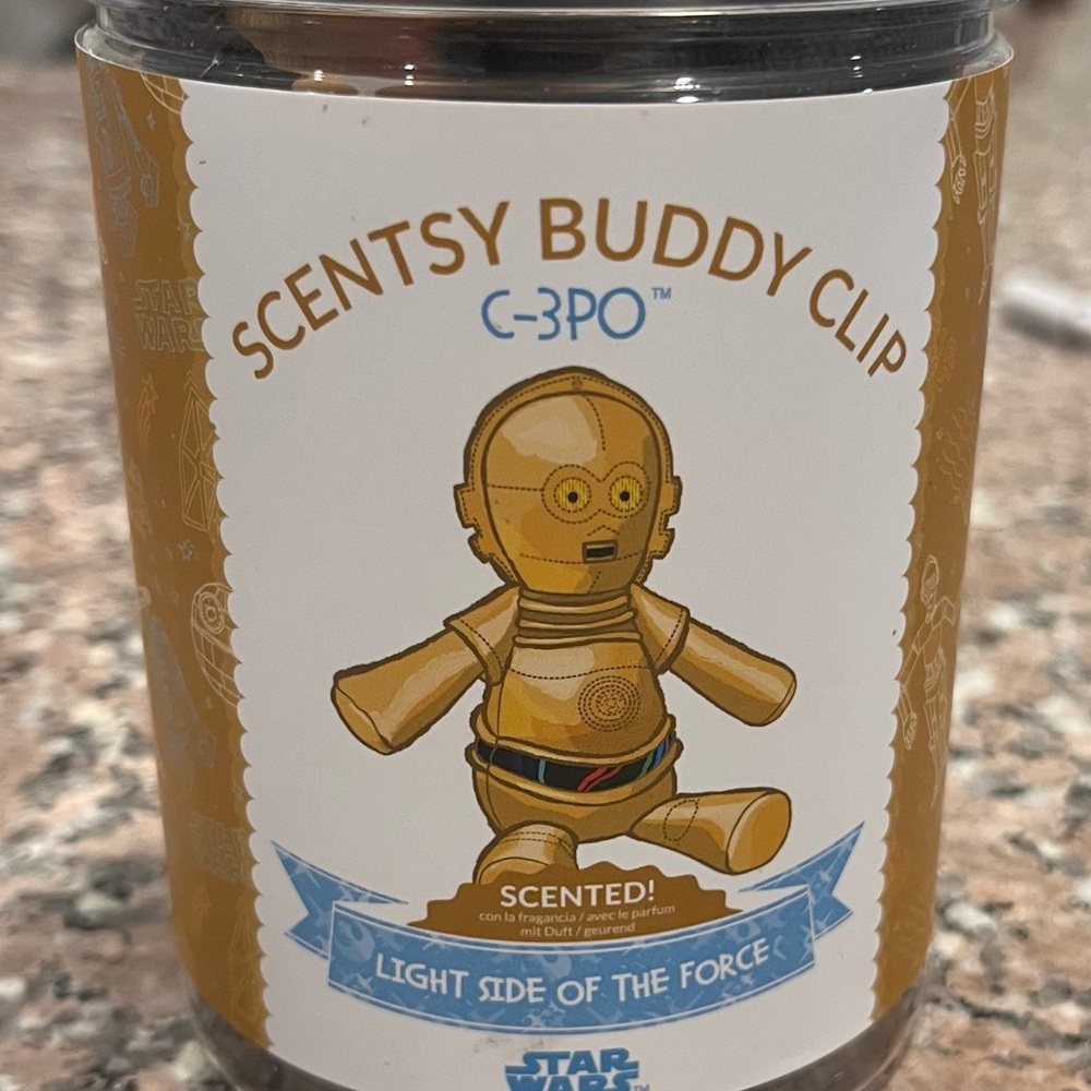 Scentsy Buddy Clip C-3PO Star Wars New in Container